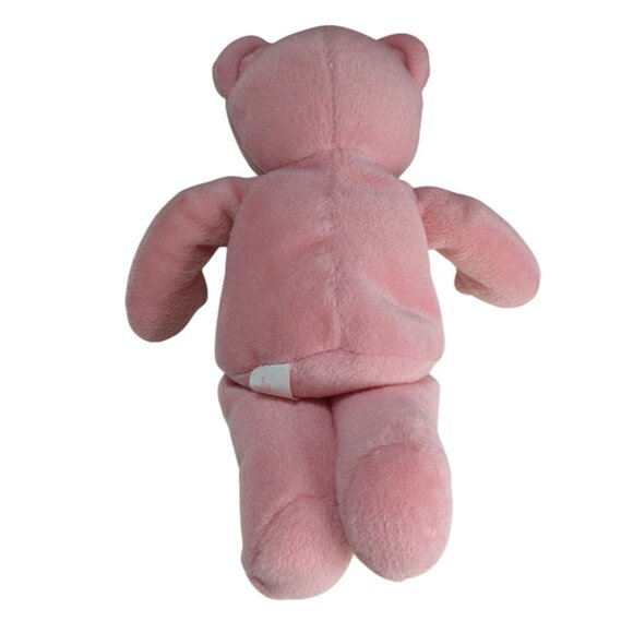 Russ Skribbles Grandmas Little Love Pink Plush Teddy Bear 9" Embroidered Hearts - Picture 2 of 4